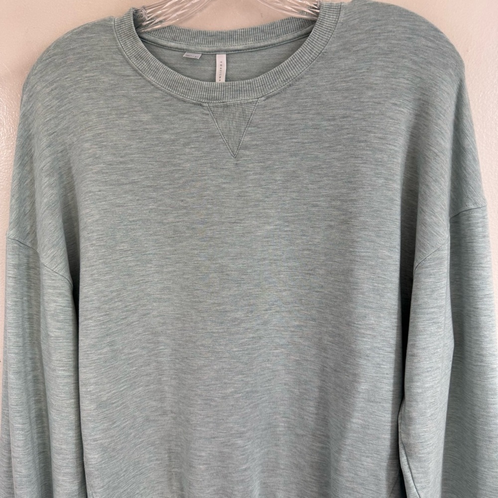 Travis Mathew Cloud Terry Crew Sweatshirt Long sleeve pullover Gorpcore Golf M - Picture 5 of 12